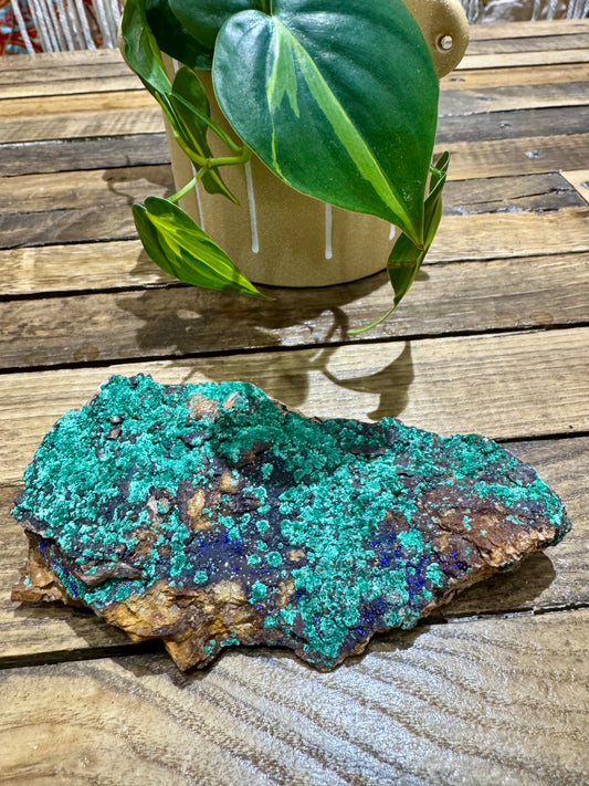 Azurite // Malachite // Mineral Specimen // Rough - SolRising The Rock Shop