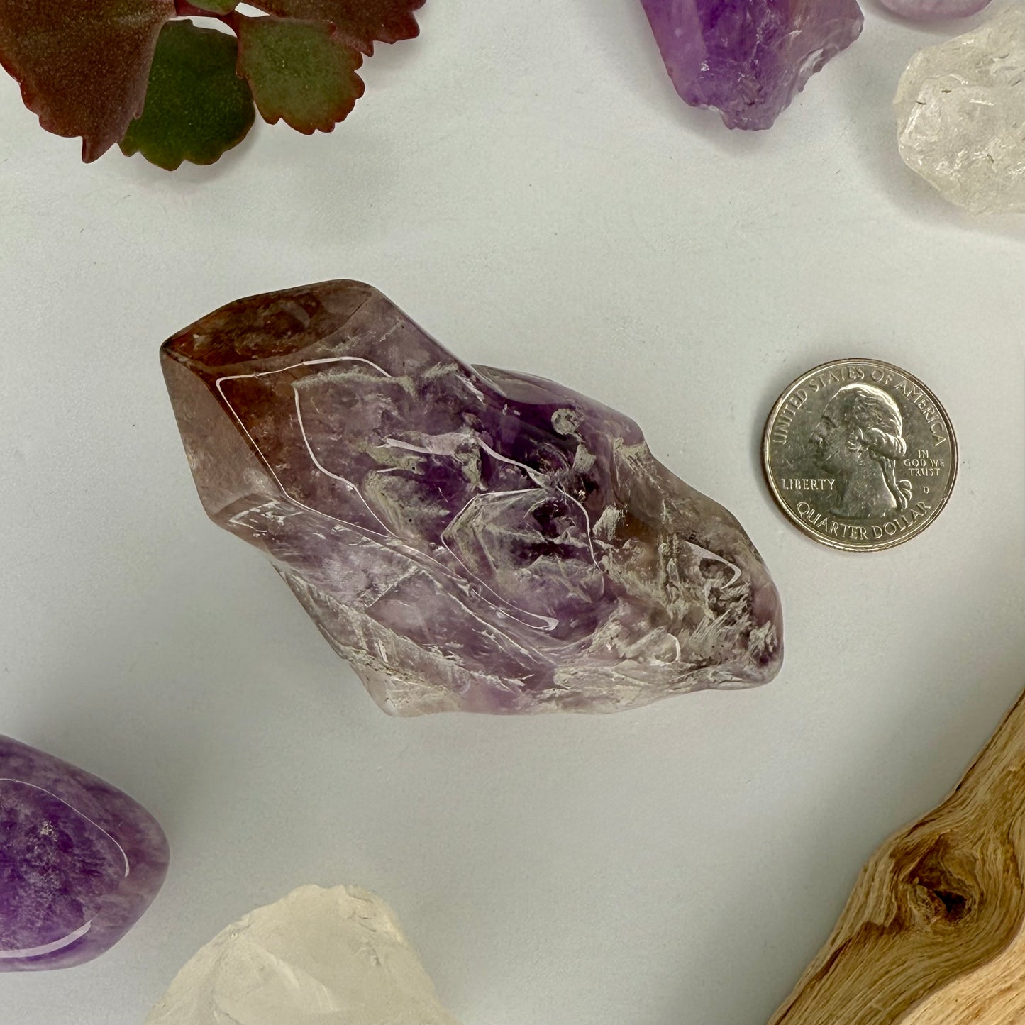 Red Cap // Amethyst // Polished // Points