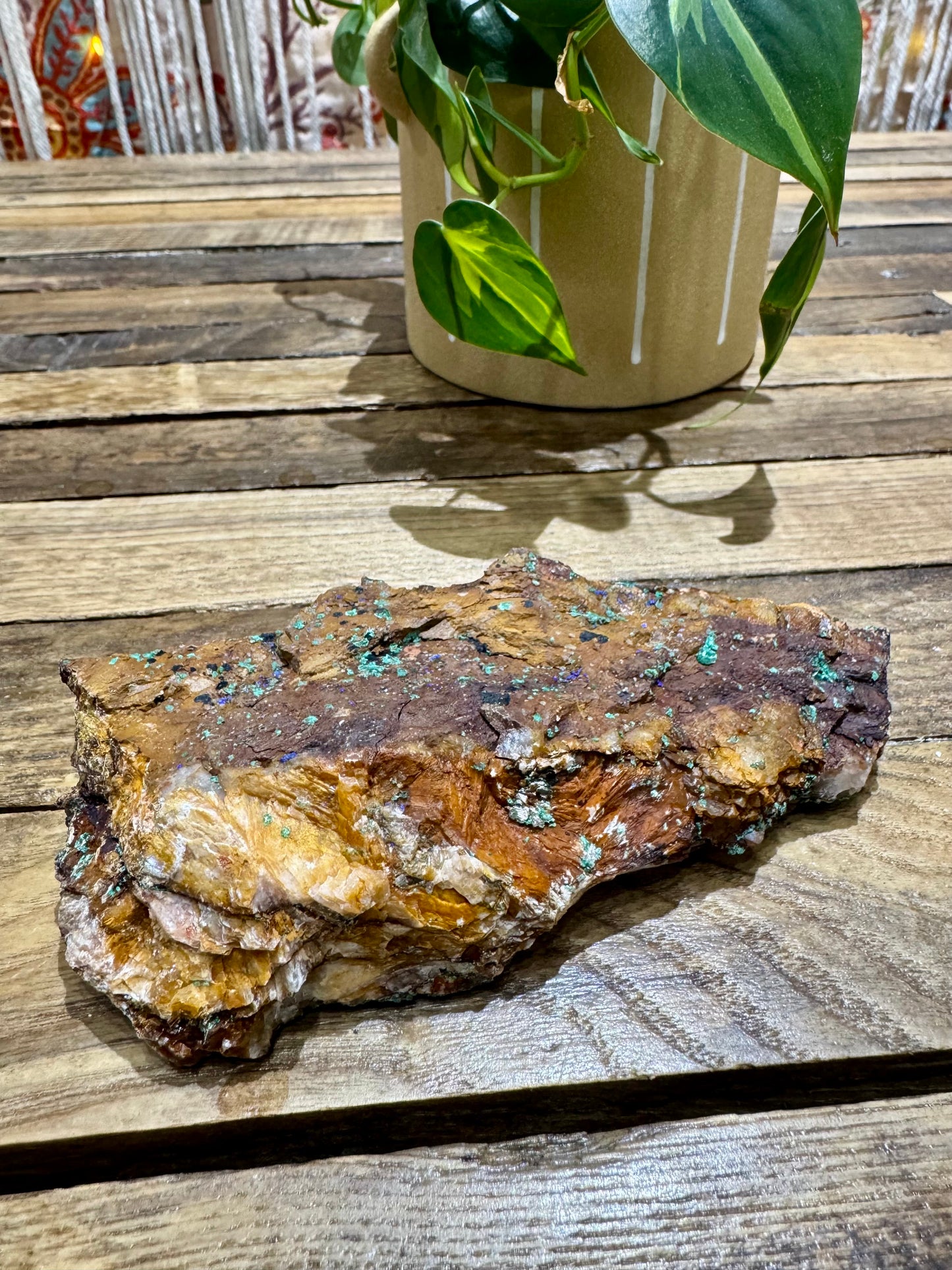 Azurite // Malachite // Mineral Specimen // Rough - SolRising The Rock Shop