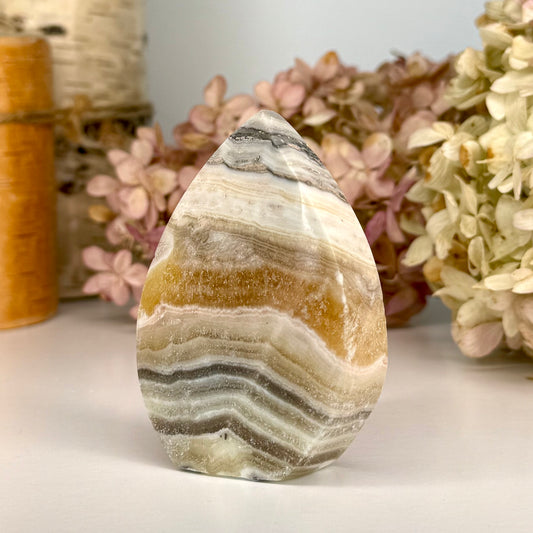 Zebra Calcite // Flame
