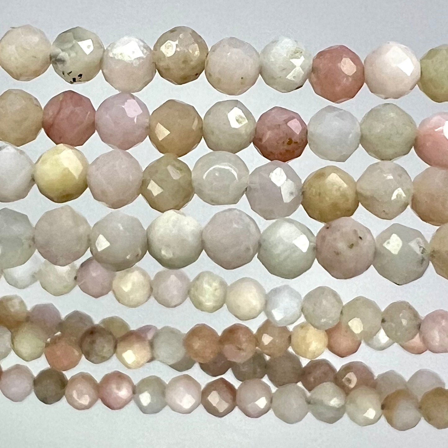 Opal // Pink // 3mm// Necklace // 17”