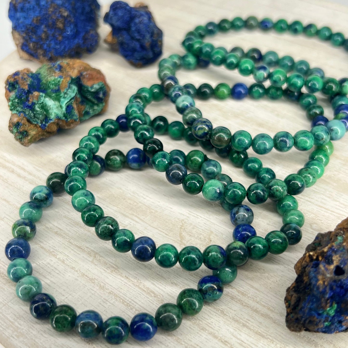 Azurite // Malachite // 6mm // Bracelet