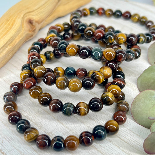 Tiger Eye // Multi // 8mm // Bracelets