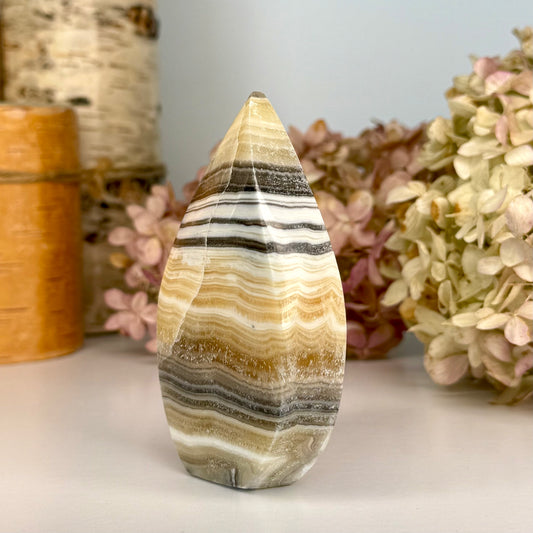 Zebra Calcite // Flame
