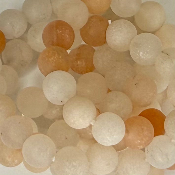 Morganite // Matte // 6mm // Petite // Bracelet