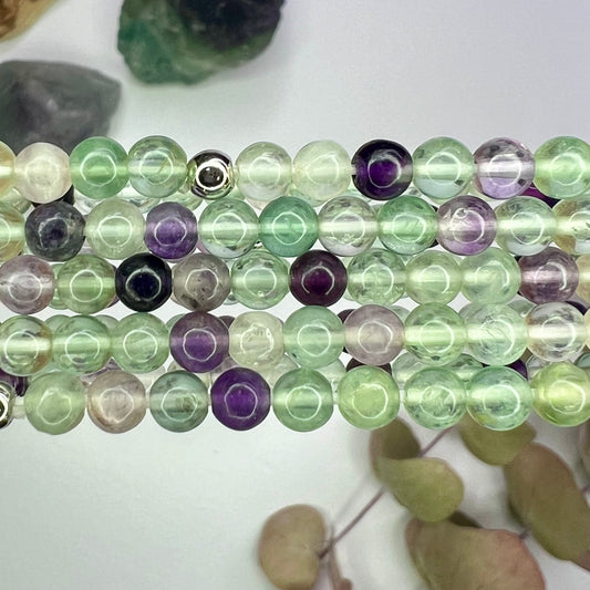 Fluorite // Rainbow // 4mm // Bracelet