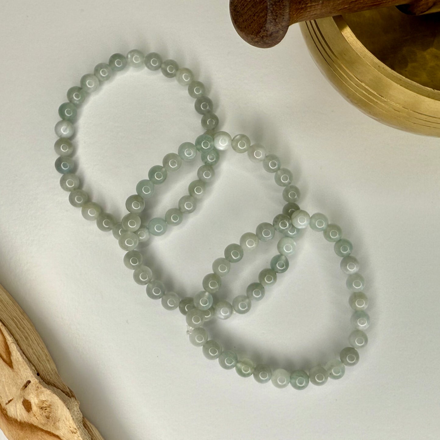 Aquamarine // Petite // 6mm // Bracelets
