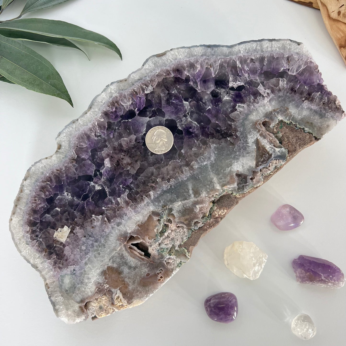 Amethyst // Agate // Slice
