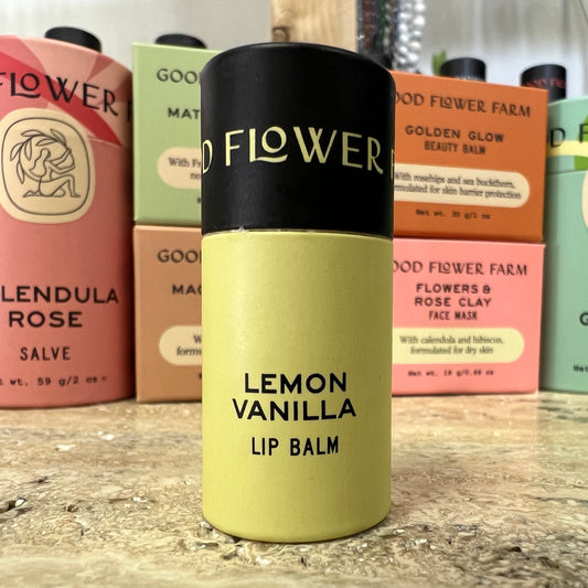 Lemon Vanilla Lip Balm // Good Flower Farm