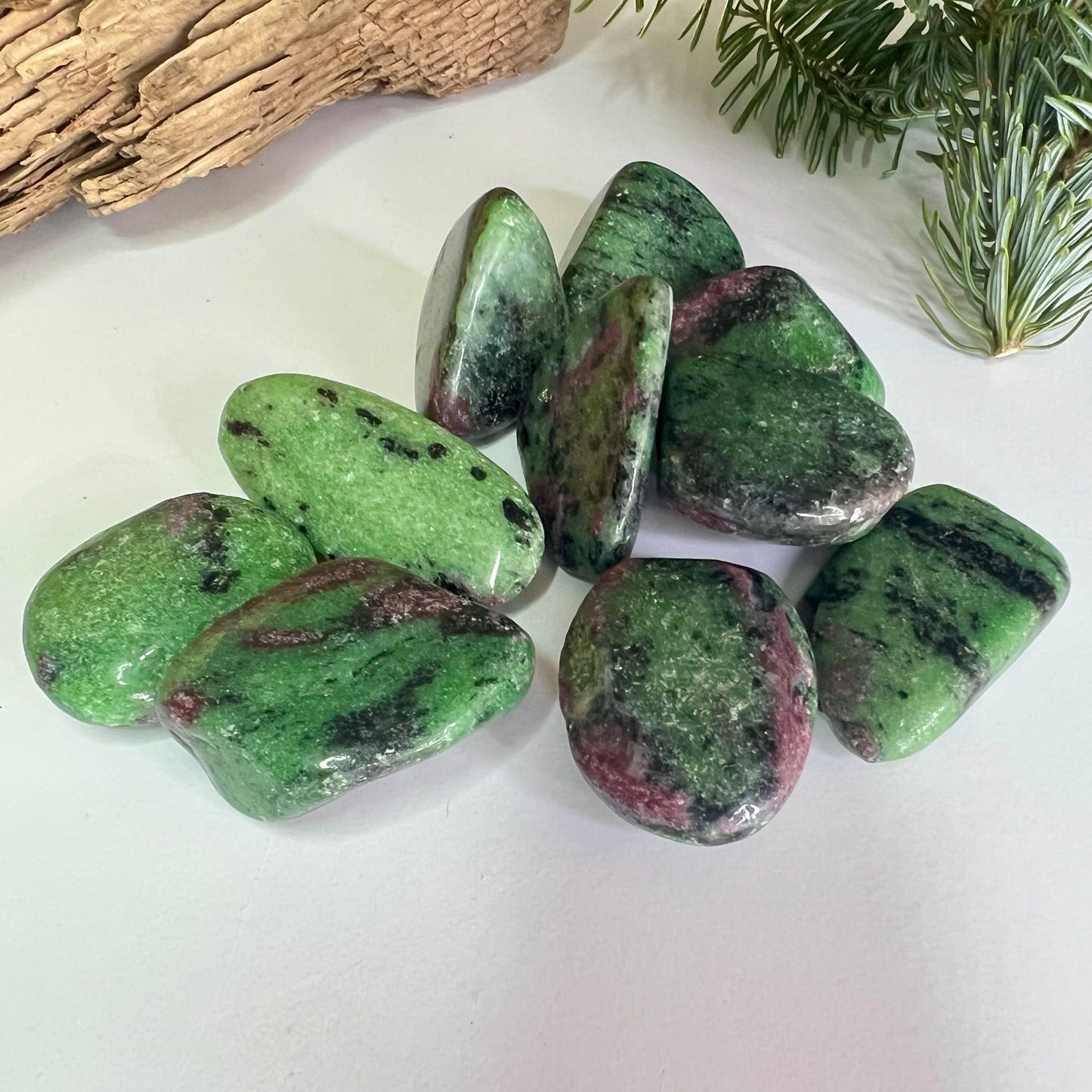 Zoisite with Ruby // Tumble