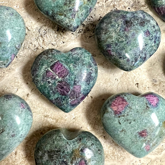 Ruby Fuchsite // Heart