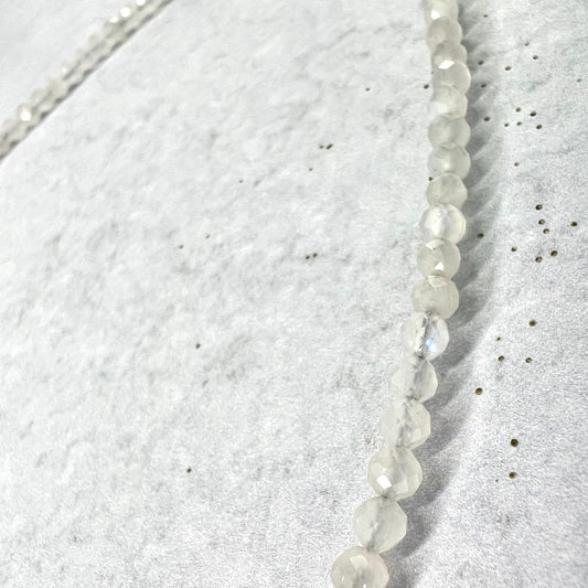 Moonstone // White // Necklace // 17”