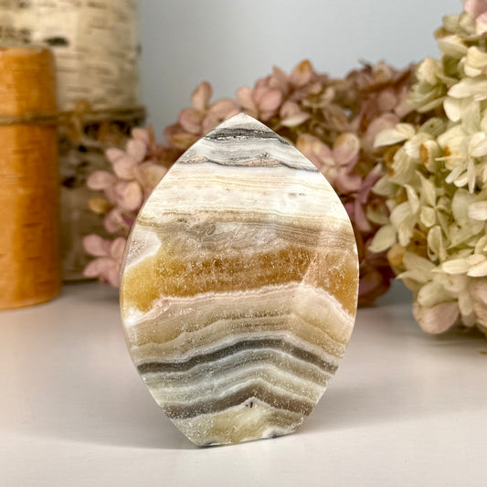 Zebra Calcite // Flame