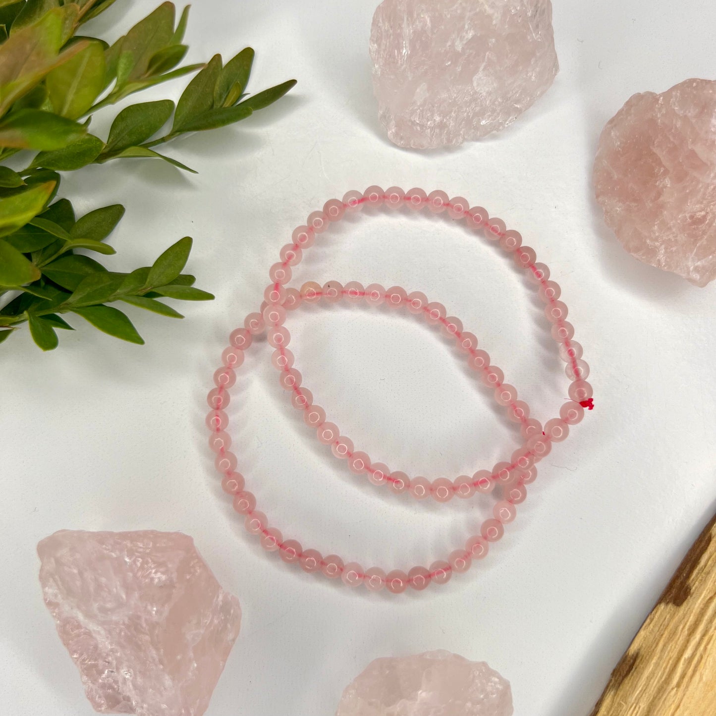 Rose Quartz // 4mm // Bracelets