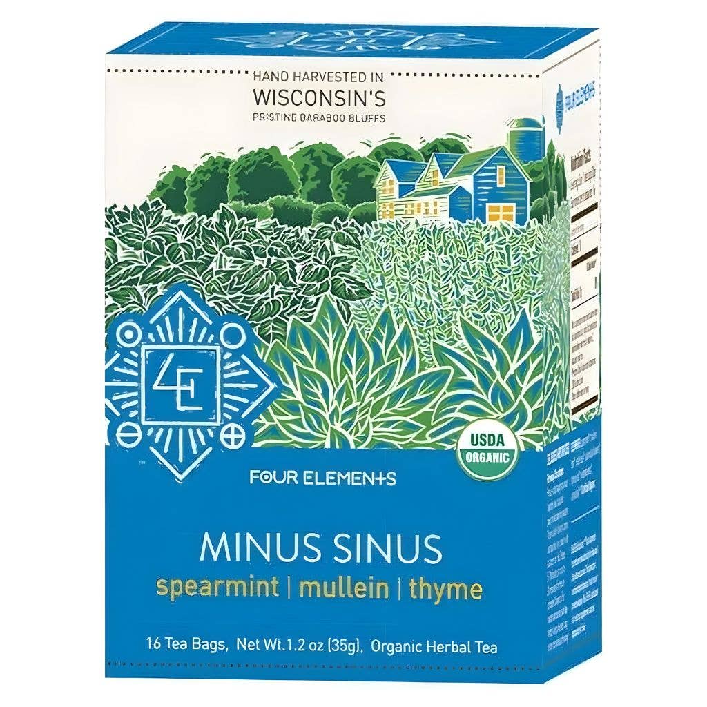 Minus Sinus Tea - 16 Teabags - SolRising The Rock Shop