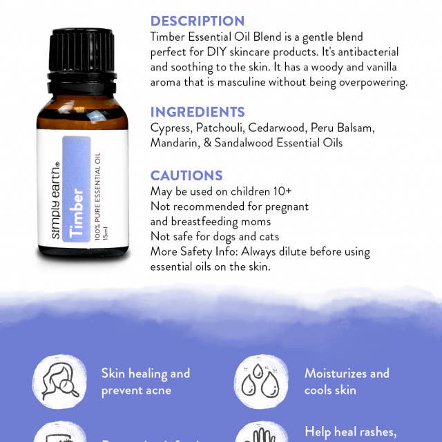 Timber // Essential Oil Blend 15ml