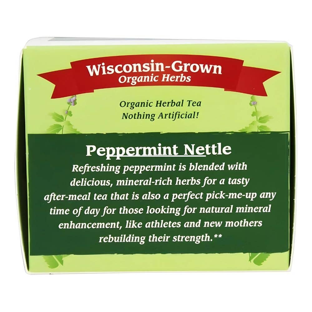 Peppermint Nettle Tea - 16 Teabags - SolRising The Rock Shop