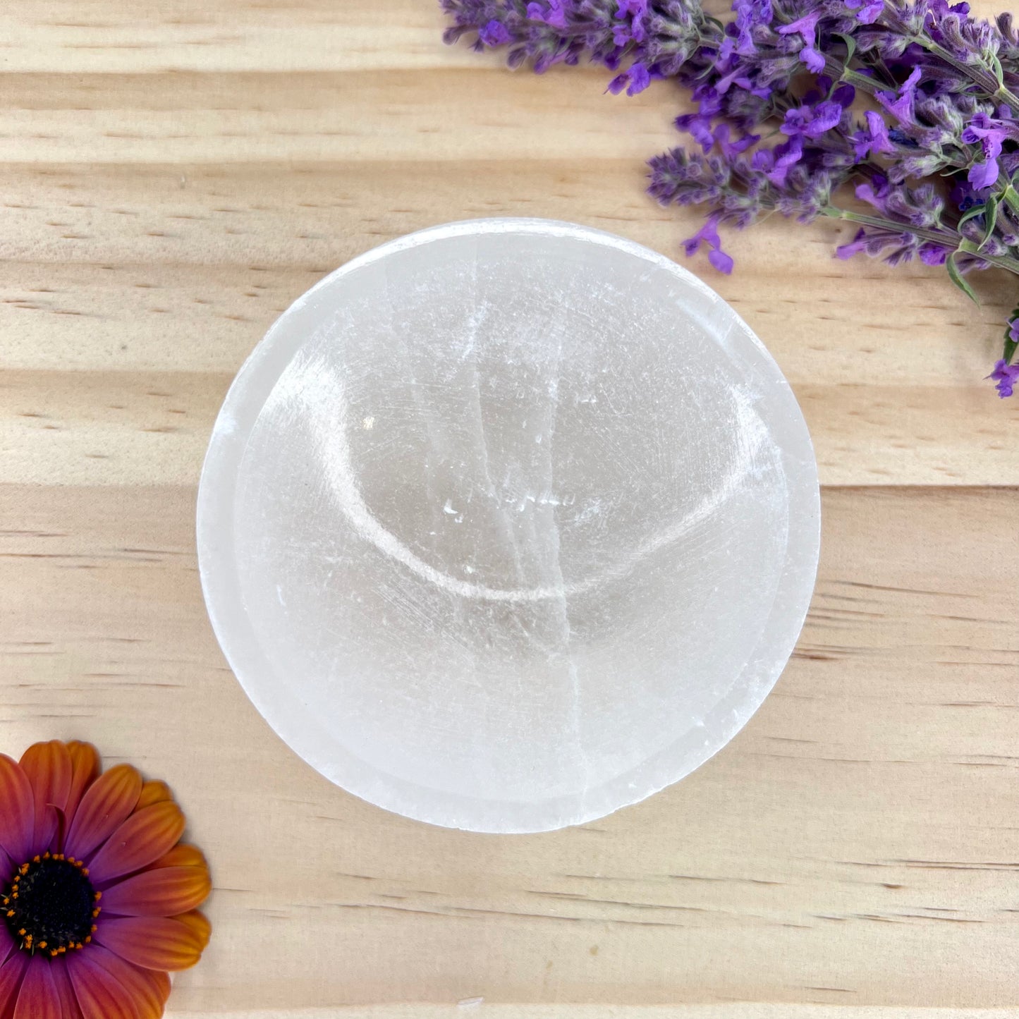 Selenite // Circle Dish // Accessory