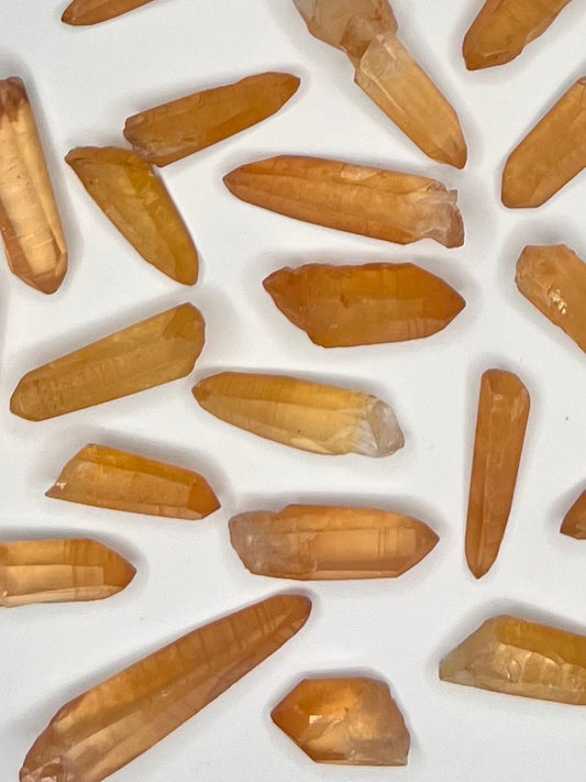 Golden Healer// Lemurian Quartz // Points - SolRising The Rock Shop