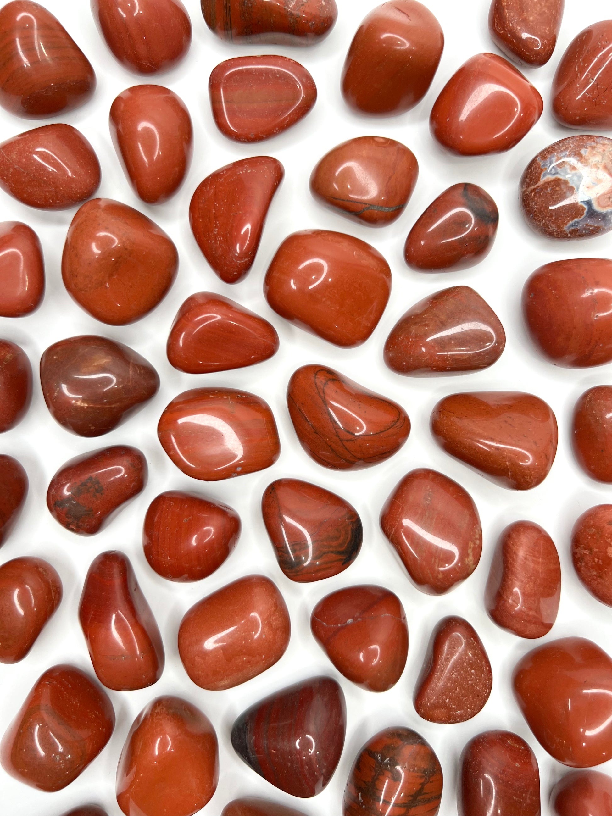 Red Jasper // Indian // Tumbled - SolRising The Rock Shop