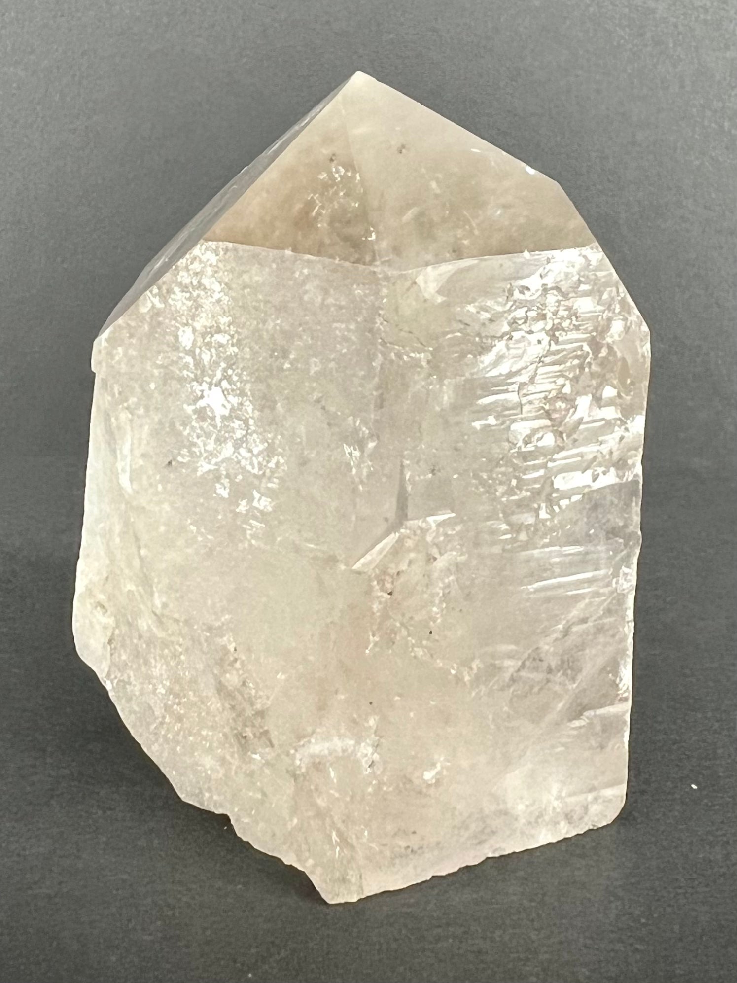 Quartz // Clear // Polished Point - SolRising The Rock Shop