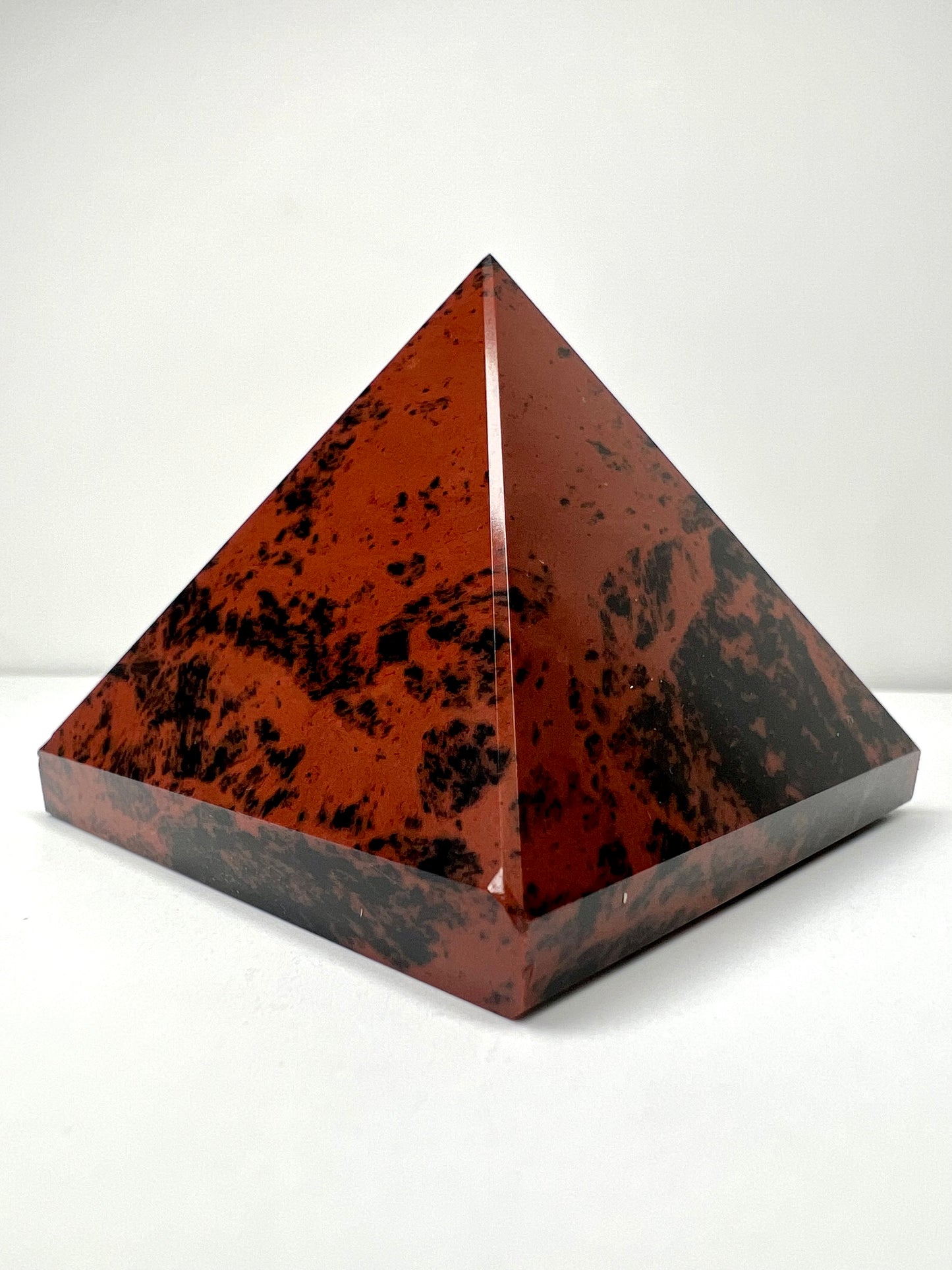 Obsidian, Mahogany - Pyramid - SolRising The Rock Shop