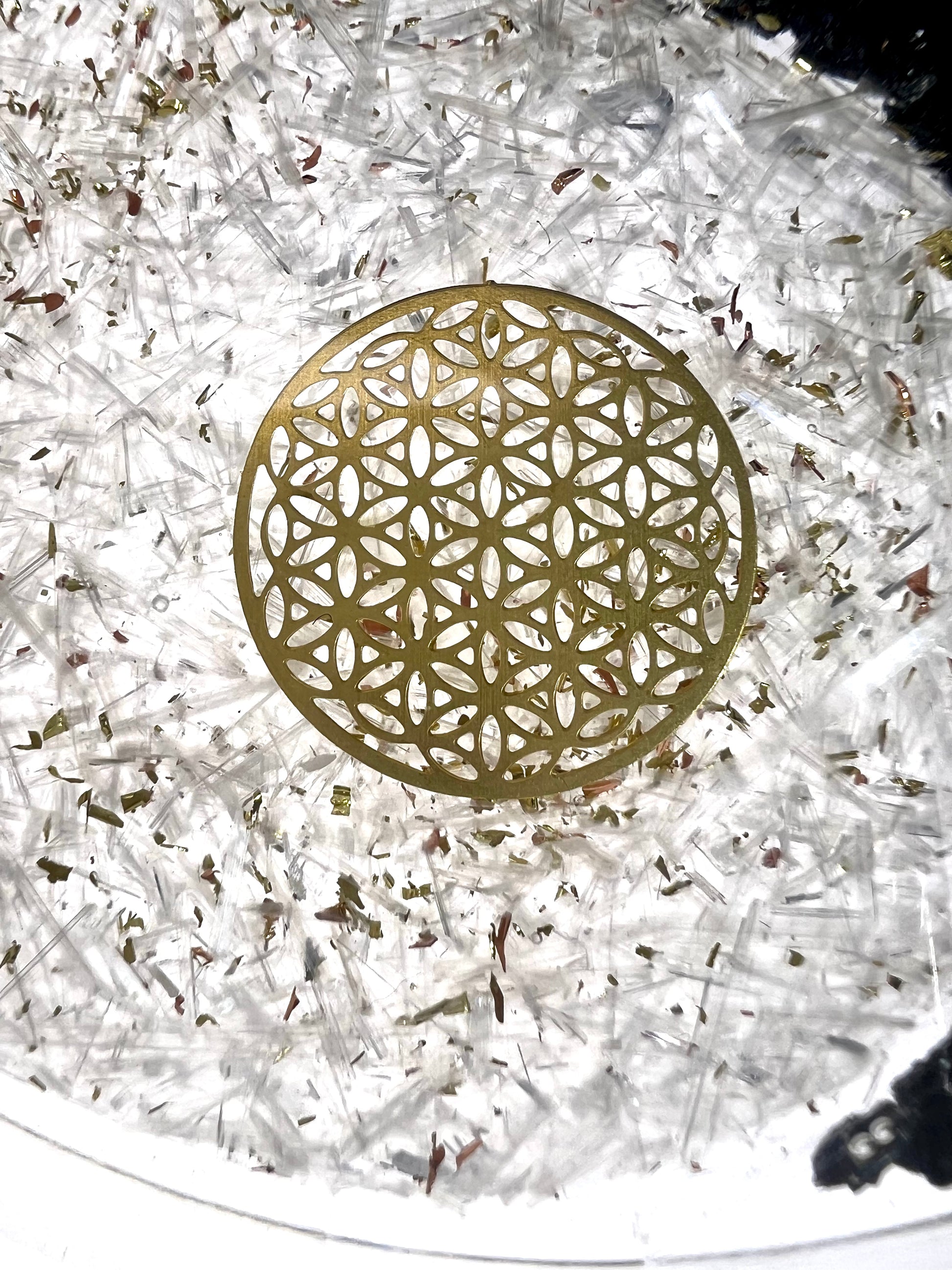 Orgonite // Yin Yang // Plate - SolRising The Rock Shop