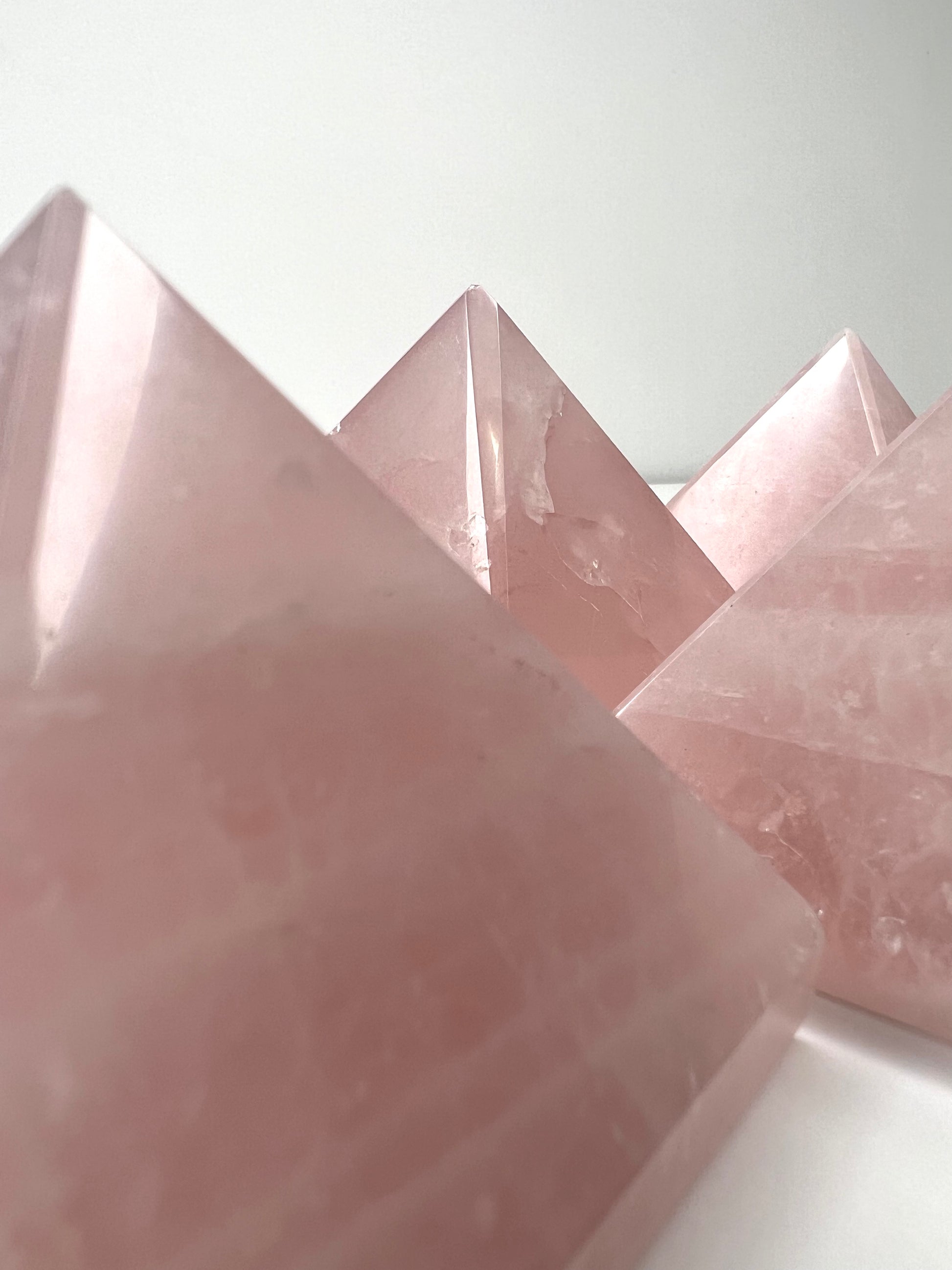 Rose Quartz // Pyramid - SolRising The Rock Shop