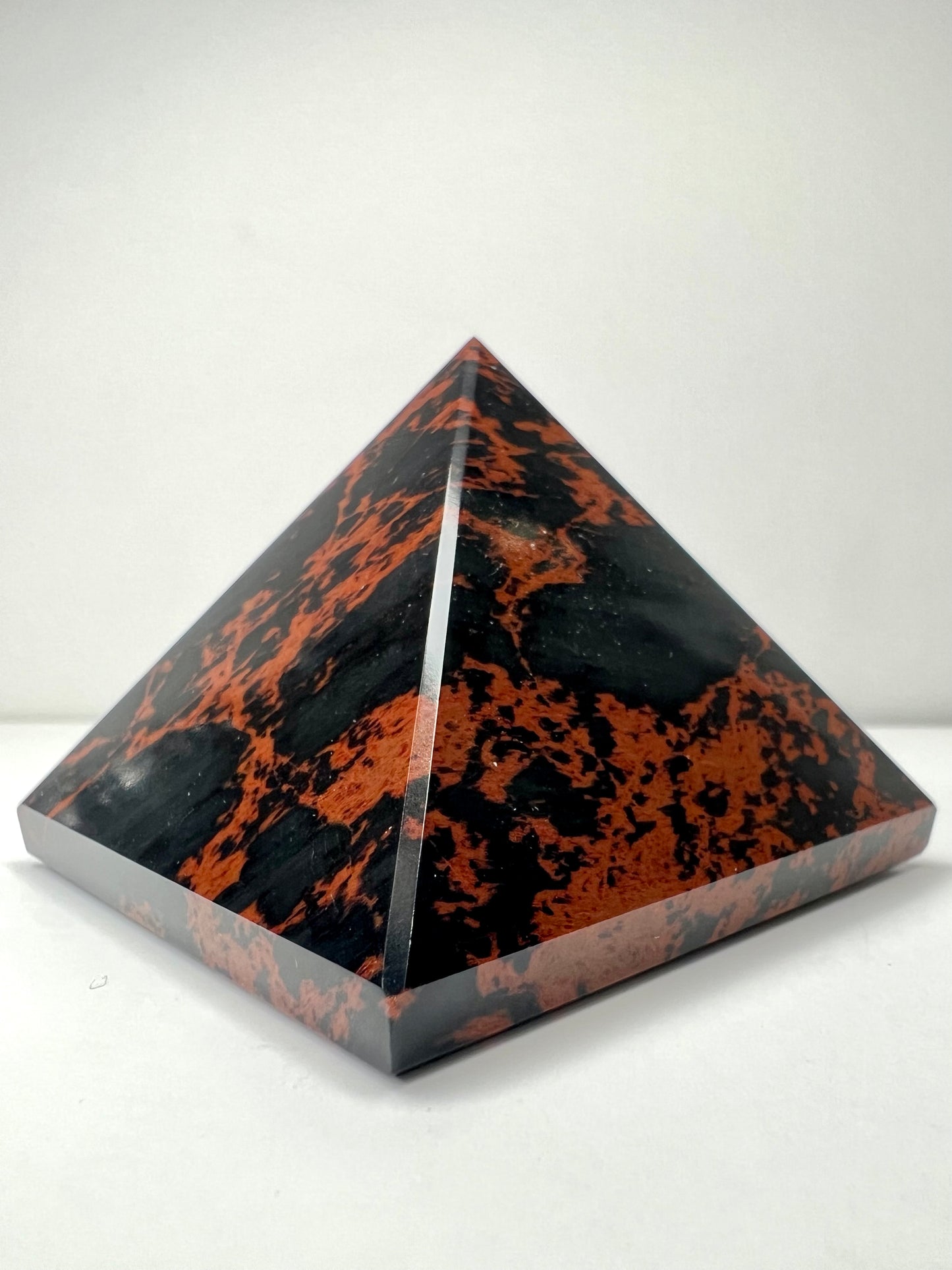 Obsidian, Mahogany - Pyramid - SolRising The Rock Shop