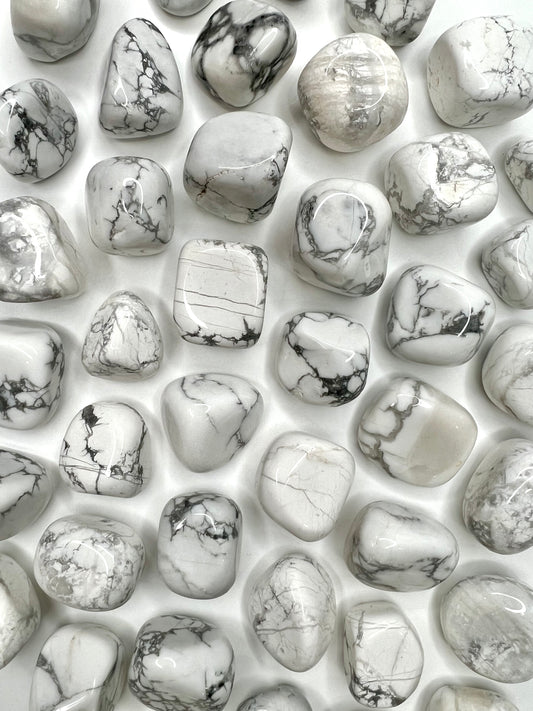 Howlite // Tumbled - SolRising The Rock Shop