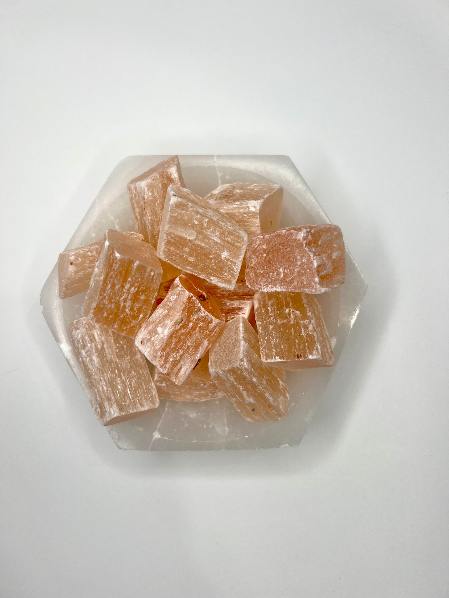 Selenite // Orange // Rough - SolRising The Rock Shop