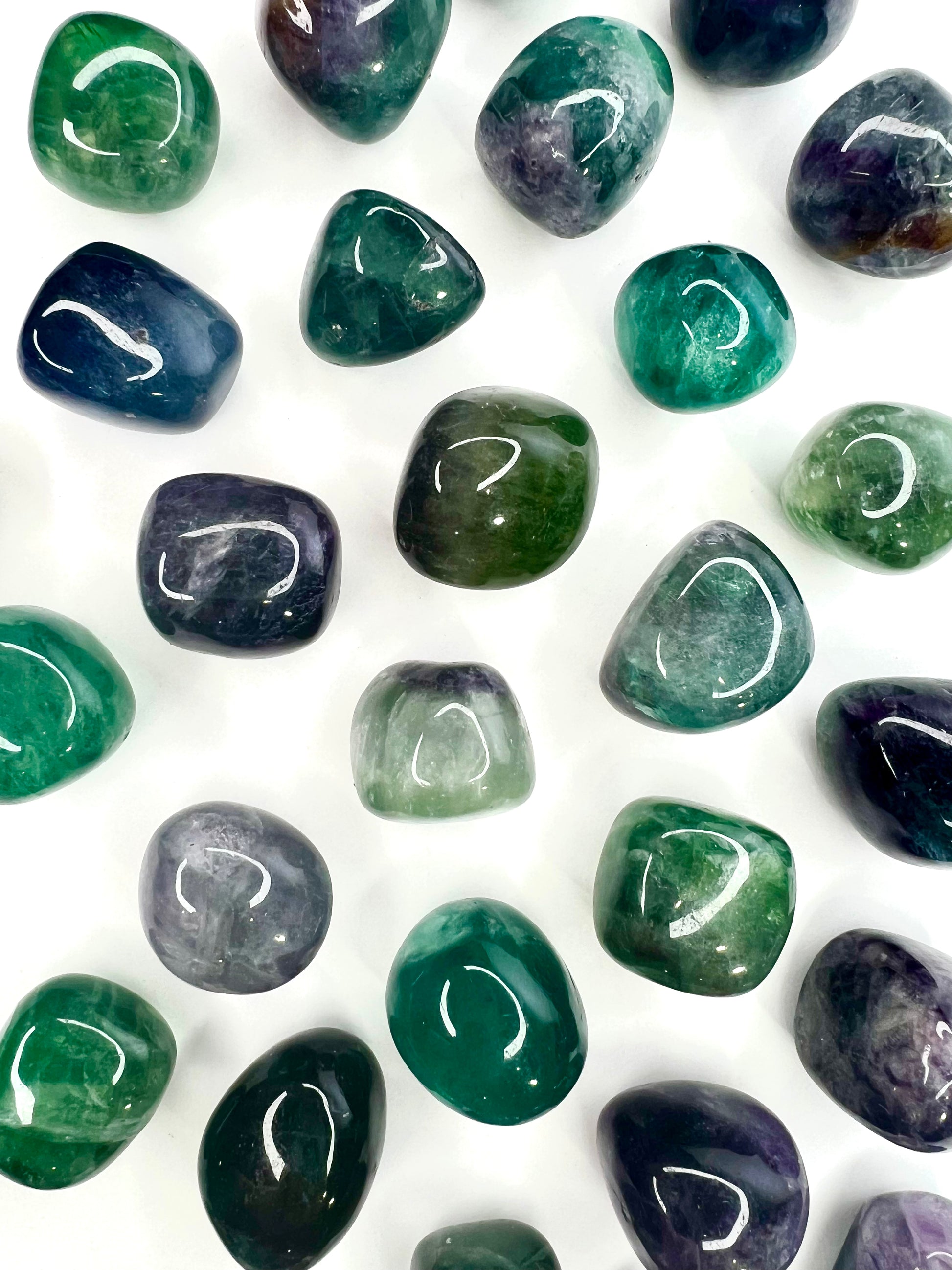 Fluorite // Tumbled - SolRising The Rock Shop