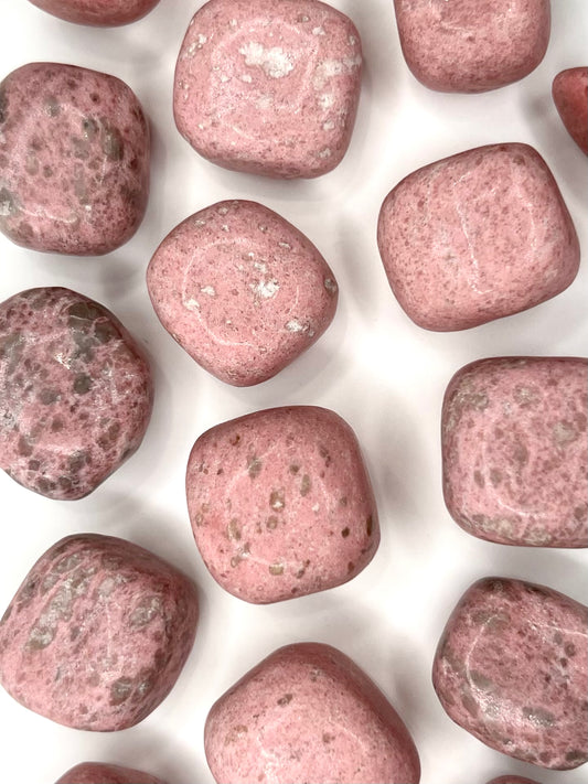 Thulite // Pink // Tumbled - SolRising The Rock Shop
