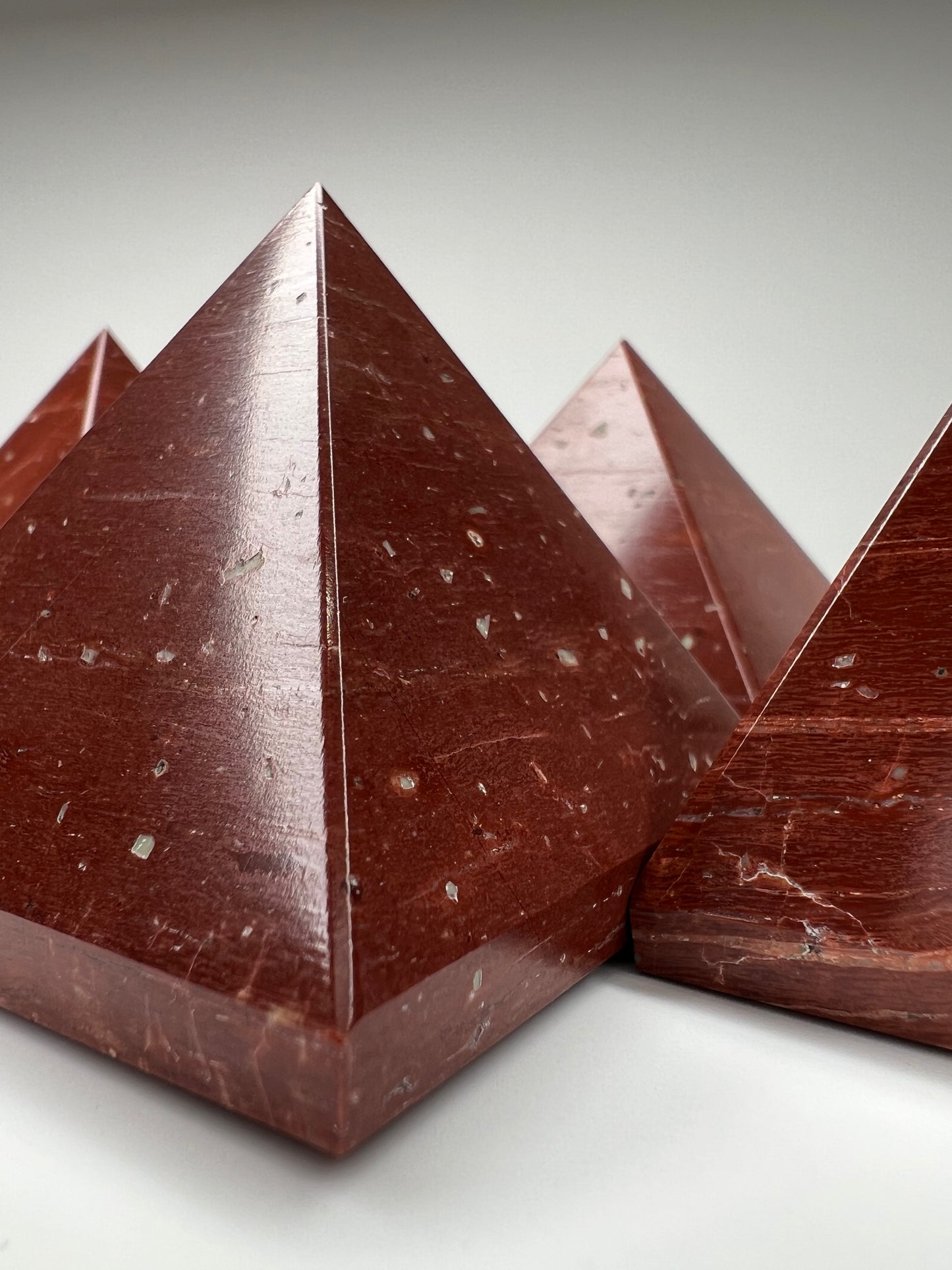 Red Jasper // Pyramid - SolRising The Rock Shop