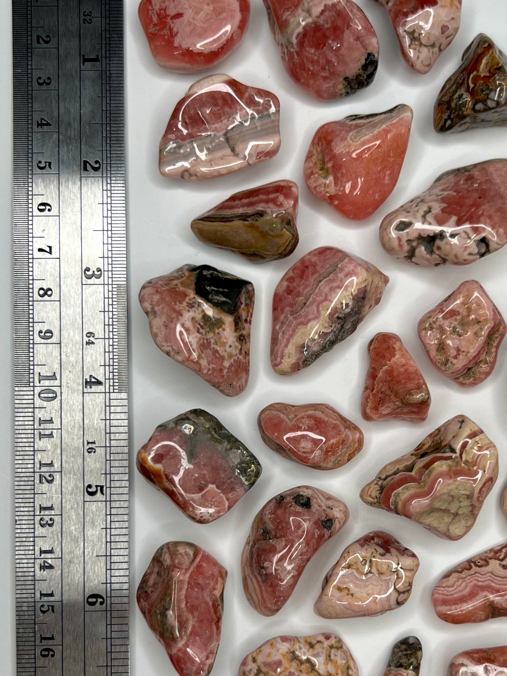 Rhodocrosite // Tumbled - SolRising The Rock Shop