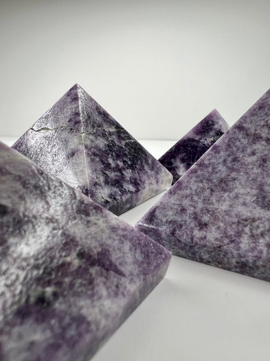 Lepidolite // Pyramid - SolRising The Rock Shop