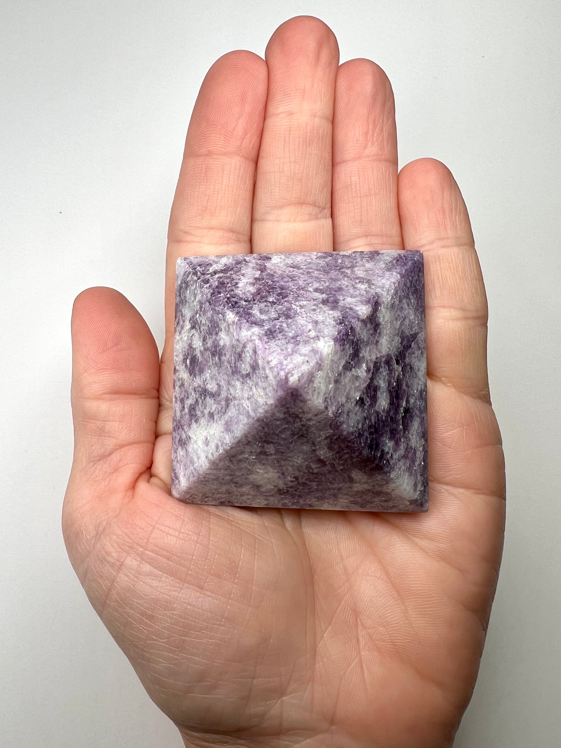 Lepidolite // Pyramid - SolRising The Rock Shop
