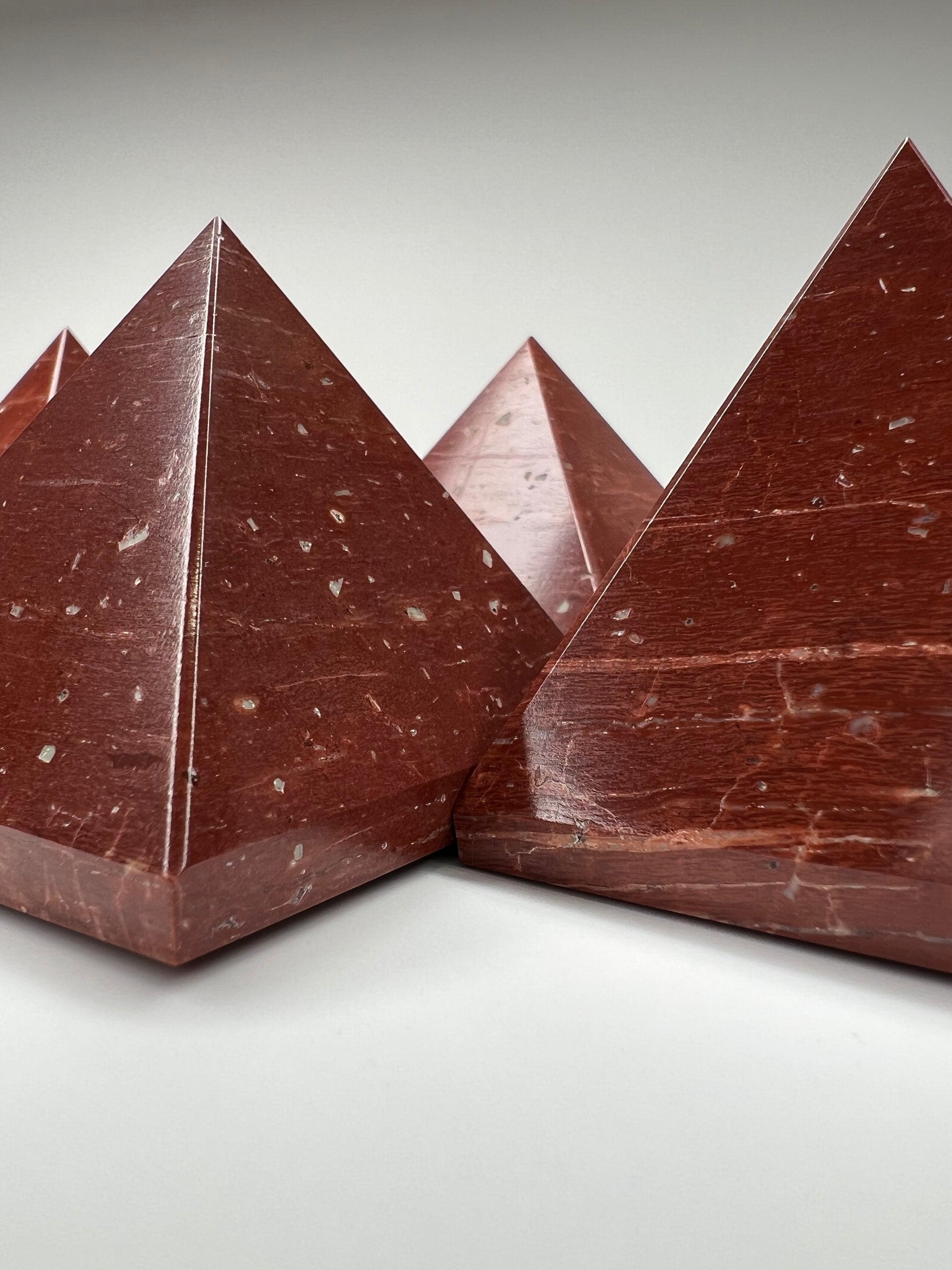 Red Jasper // Pyramid - SolRising The Rock Shop