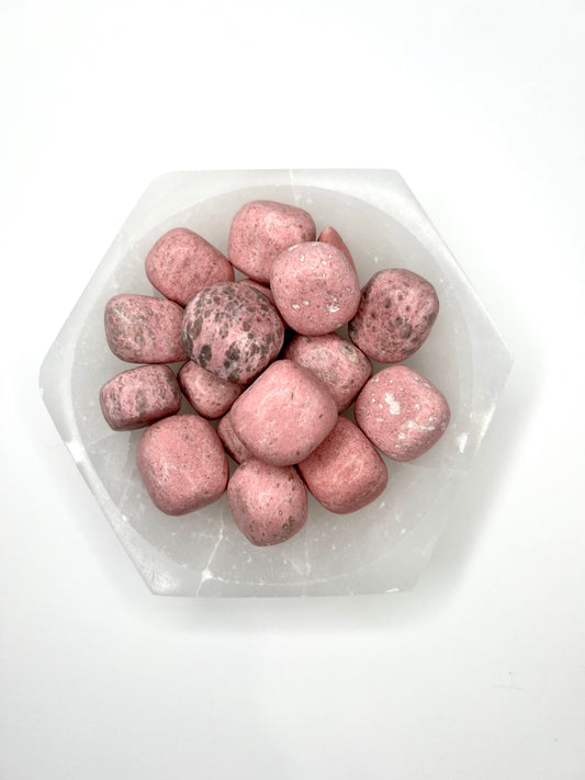 Thulite // Pink // Tumbled - SolRising The Rock Shop