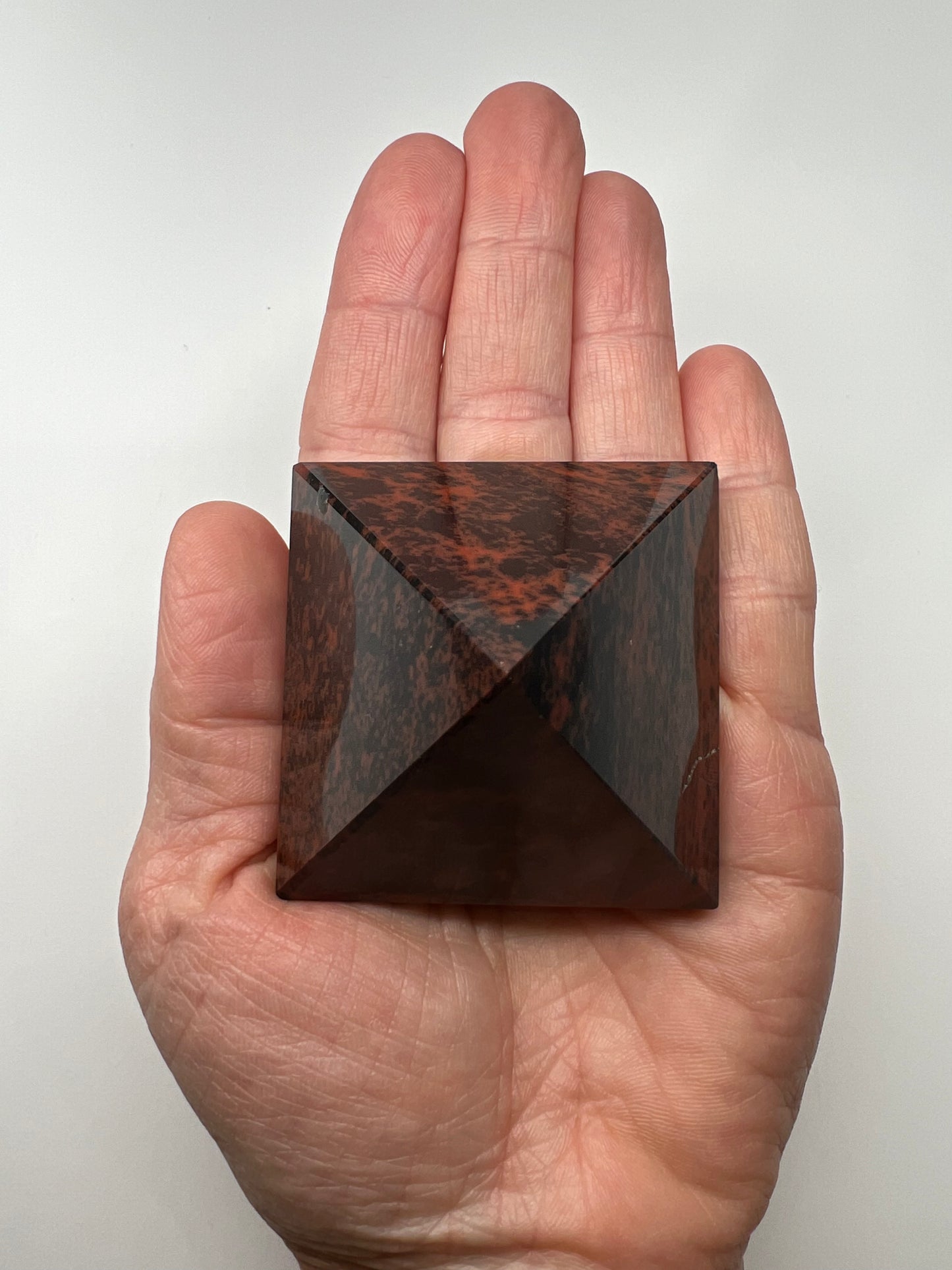 Obsidian, Mahogany - Pyramid - SolRising The Rock Shop