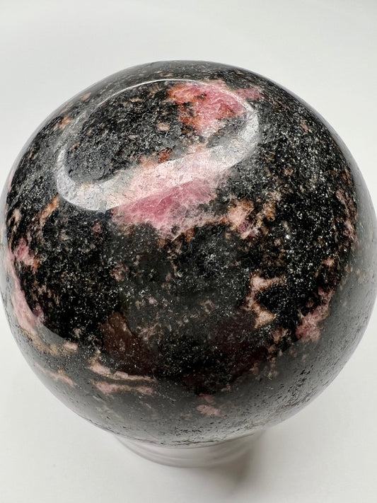 Rhodonite // Sphere - SolRising The Rock Shop