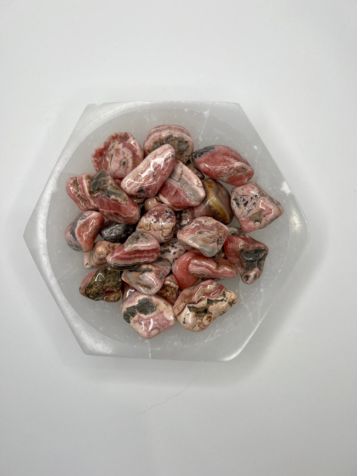 Rhodocrosite // Tumbled
