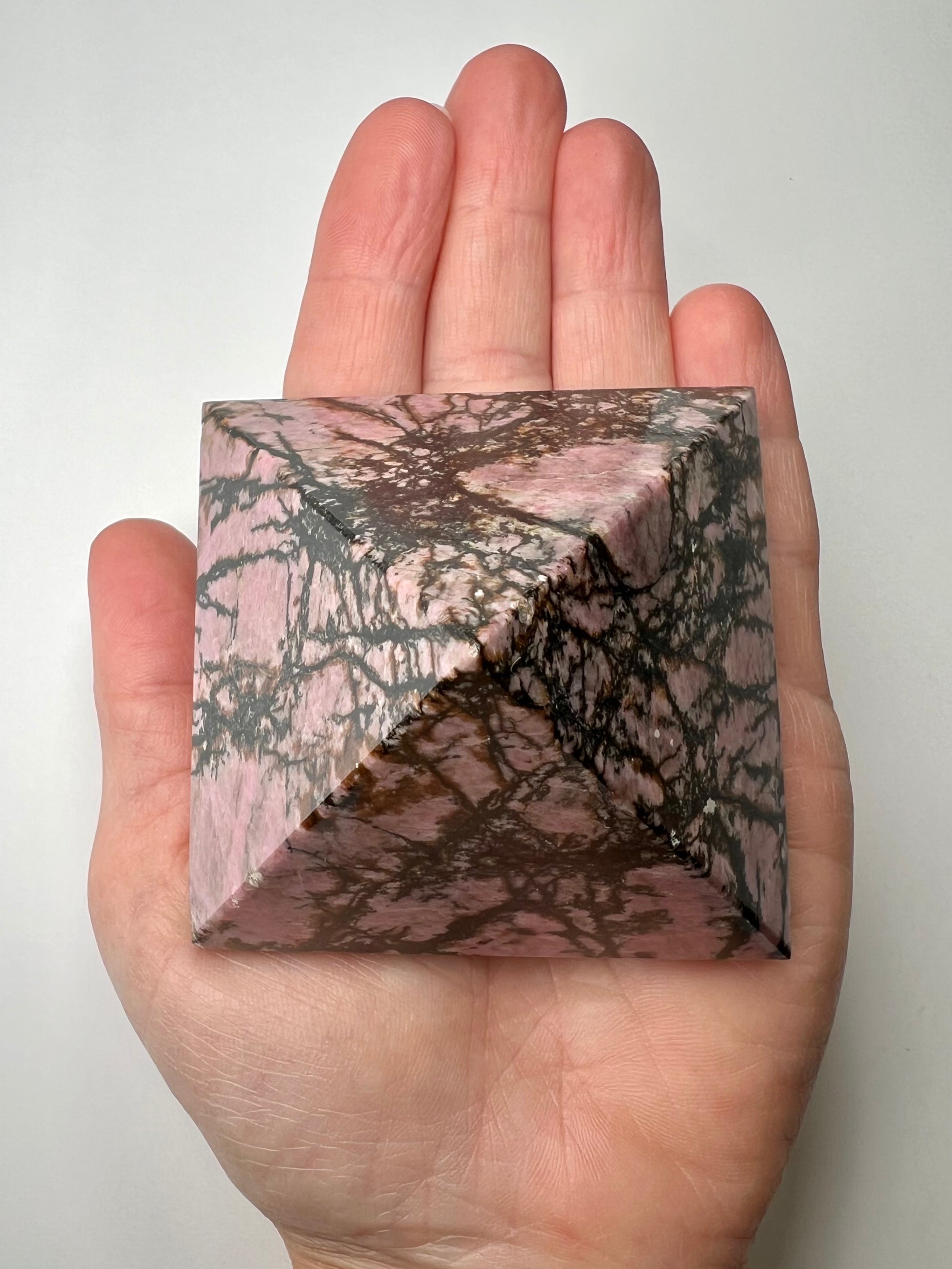 Rhodonite // Pyramid - SolRising The Rock Shop