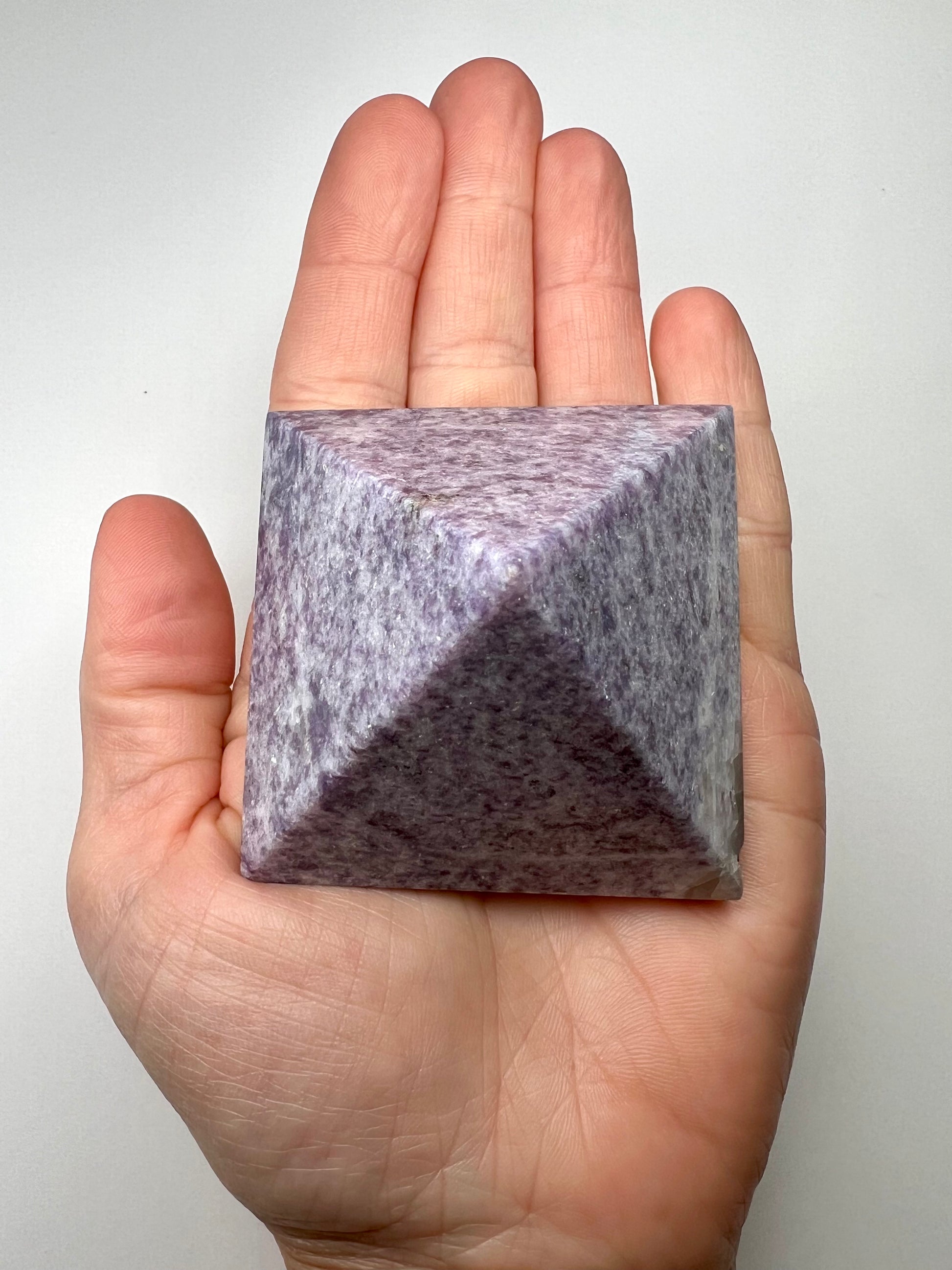 Lepidolite // Pyramid - SolRising The Rock Shop