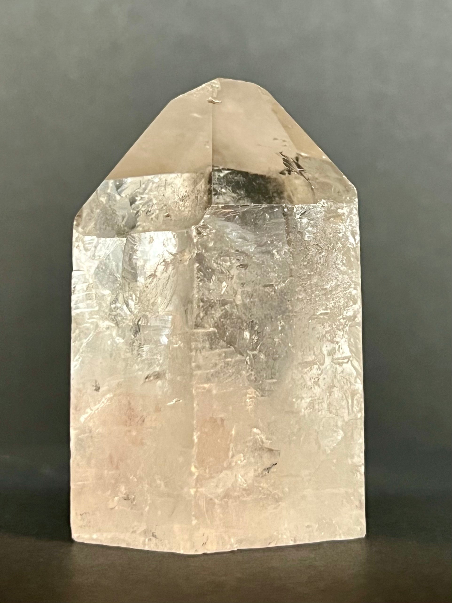 Quartz // Clear // Polished Point - SolRising The Rock Shop