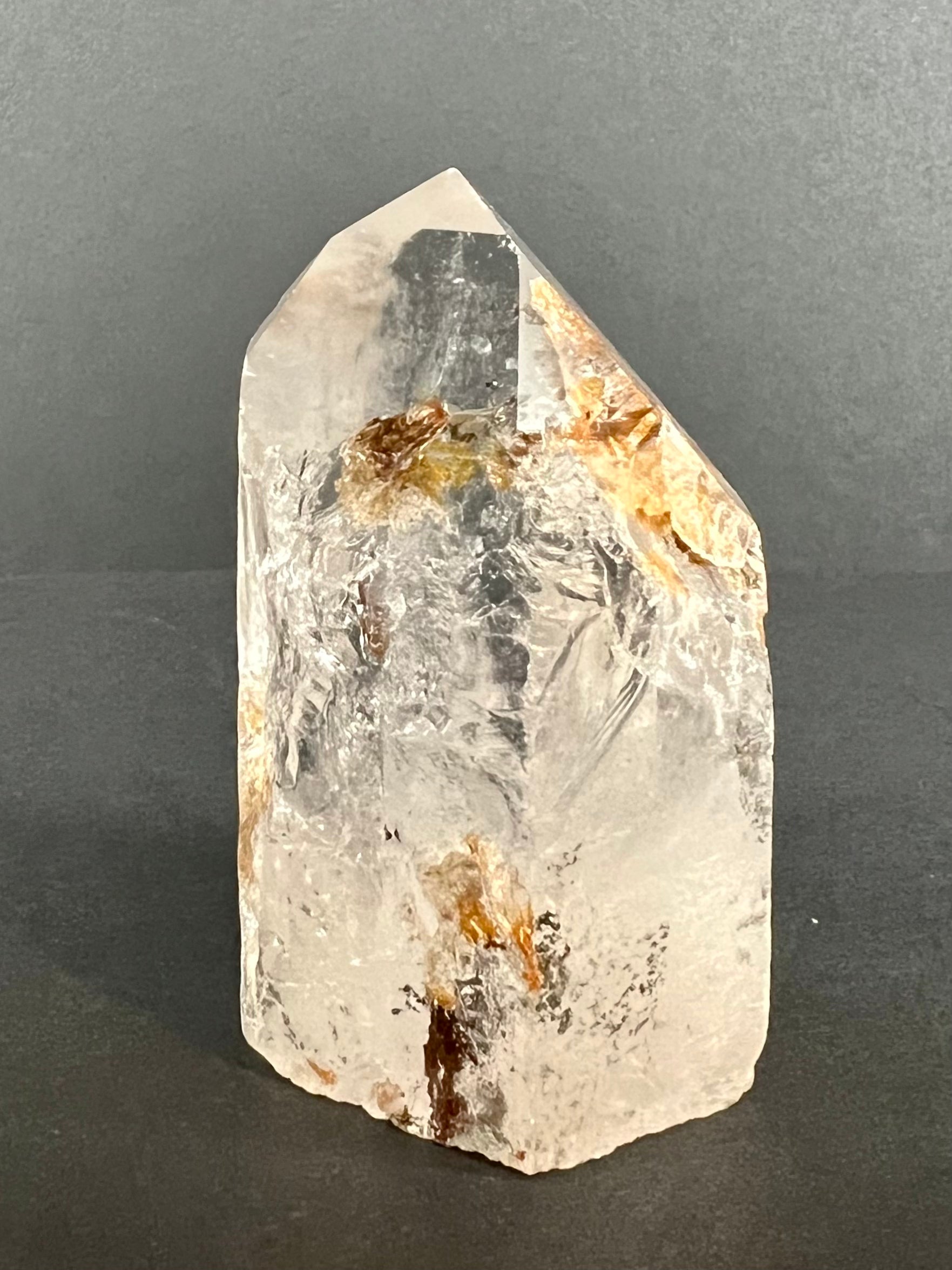 Quartz // Clear // Polished Point - SolRising The Rock Shop