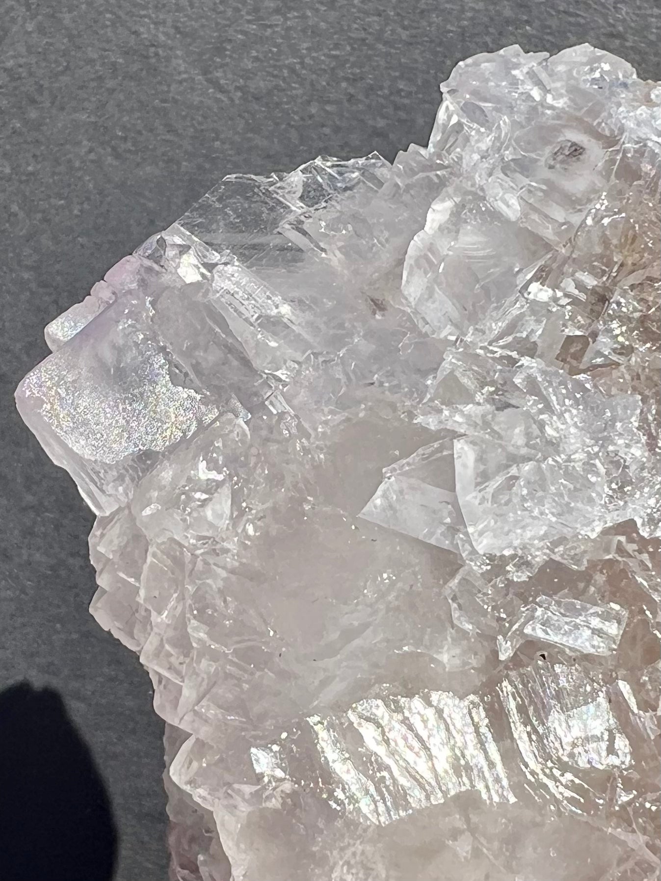 Fluorite // Clear // Lavender // Rough - SolRising The Rock Shop