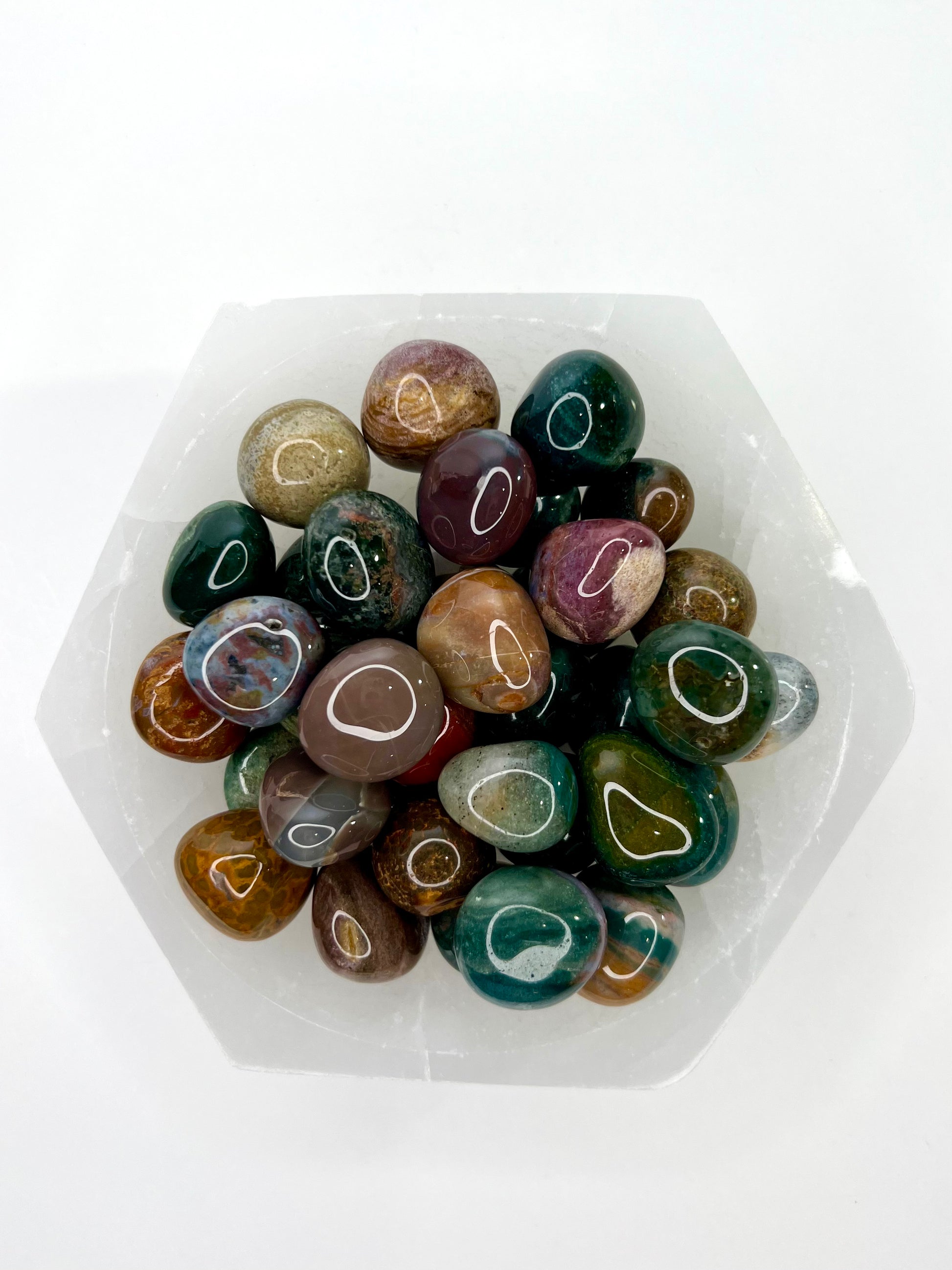 Jasper // Ocean // Tumbled - SolRising The Rock Shop
