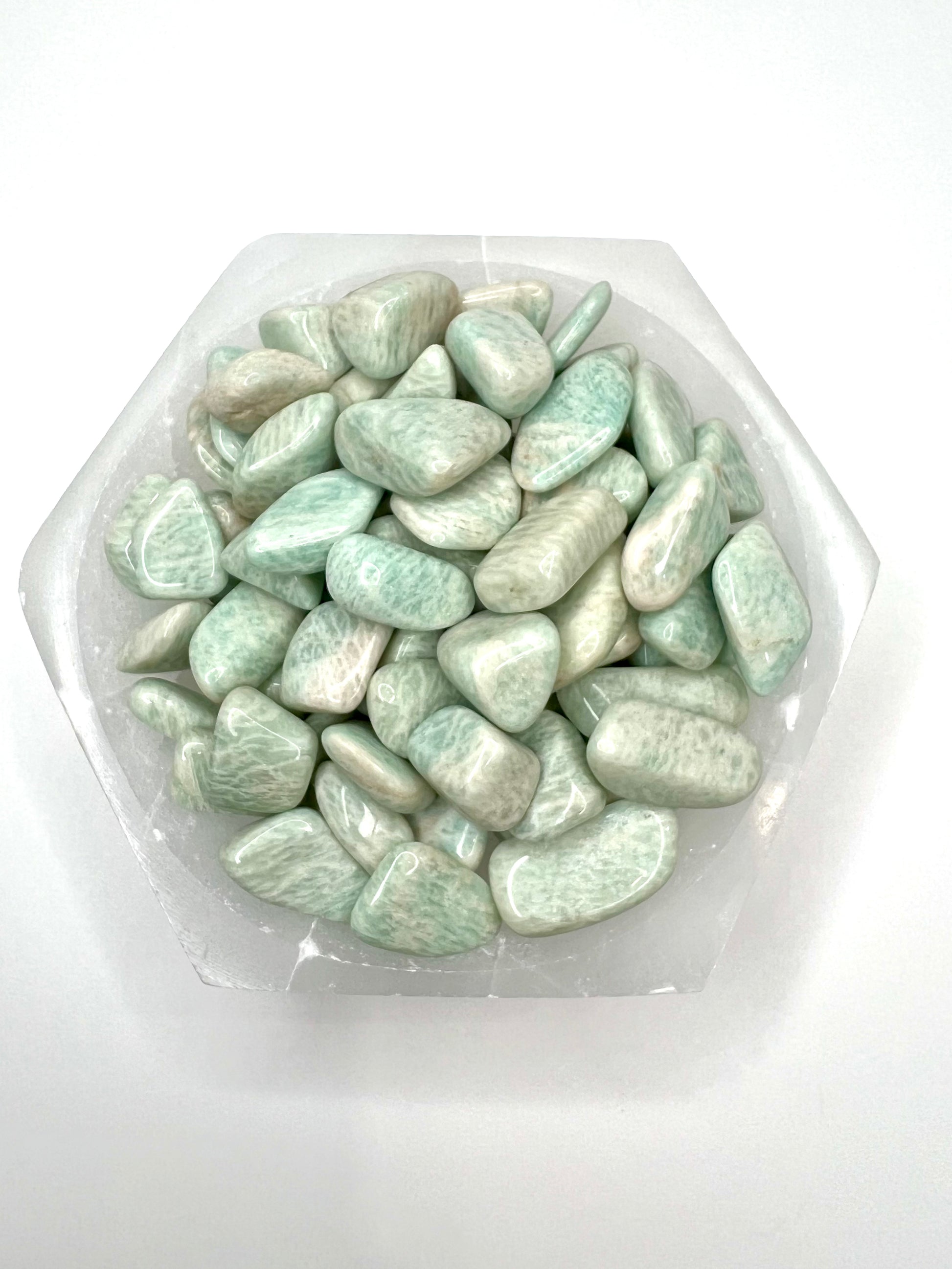 Amazonite // Indian // Tumbled - SolRising The Rock Shop