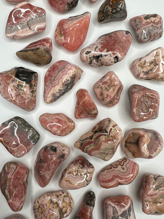 Rhodocrosite // Tumbled - SolRising The Rock Shop